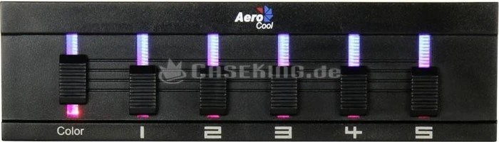 AeroCool F5XT, 5.25" Lüftersteuerung 5-Kanal