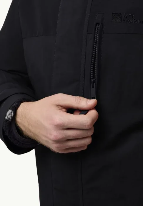 Jack Wolfskin Gletschersee Funktionsmantel schwarz (Herren)