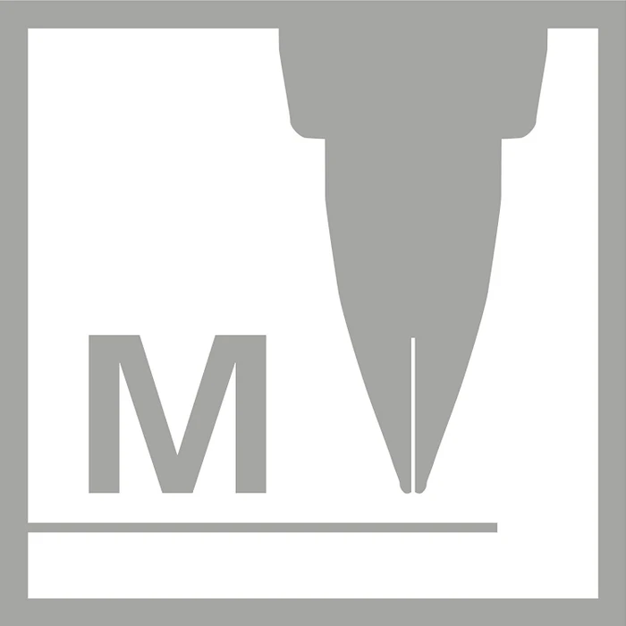 STABILO Flow MODERN OFFICE schwarz/pastellgelb, rechte Hand, mittel