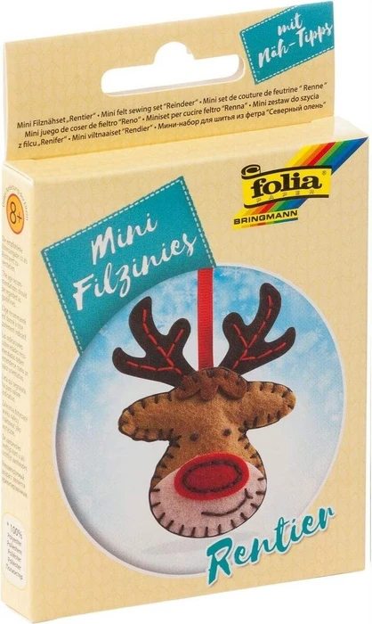 Folia Mini Filzinies Filznähset Rentier