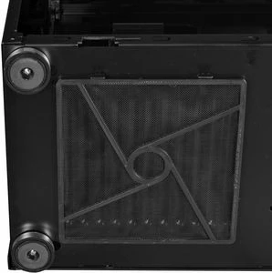Lian Li PC-B25FWB Blue Ring schwarz, Acrylfenster