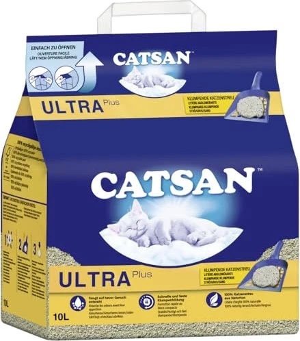 Catsan Ultra Plus Katzenstreu, 10l