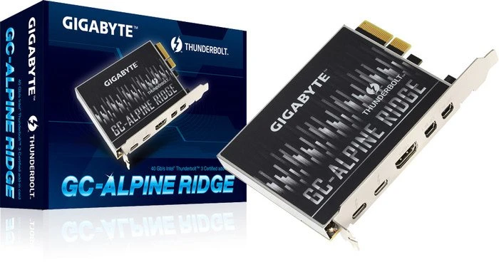 GIGABYTE GC-Alpine Ridge, PCIe 3.0 x4