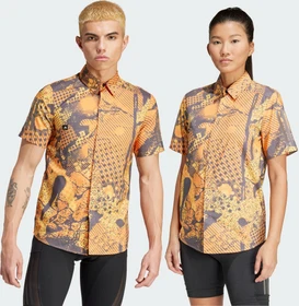 adidas Trackstand Stenciled Art Cycling Hemd kurzarm charcoal