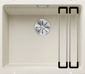 Blanco Etagon 500-U InFino Unterbau Becken mittig softweiß