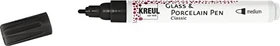 Kreul Glass & Porcelain Pen Classic medium schwarz
