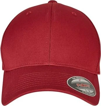 Flexfit Wooly Combed Kappe rot