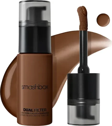 Smashbox Dual Filter 2-in-1 Concealer + Foundation dark deep 33 neutral, 23.6ml