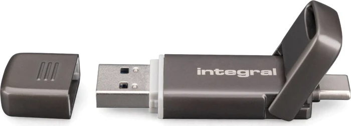 Integral SlimXpress Dual USSD 512GB Dark Bronze, USB-A + USB-C, USB 3.2 Gen 2×1