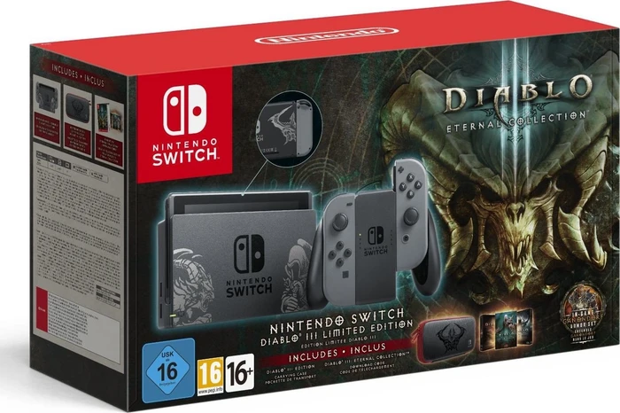 Nintendo Switch - Diablo 3: Eternal Collection Bundle schwarz/grau