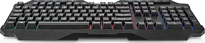 Nedis Gaming Tastatur, LEDs RGB, schwarz, USB, ND