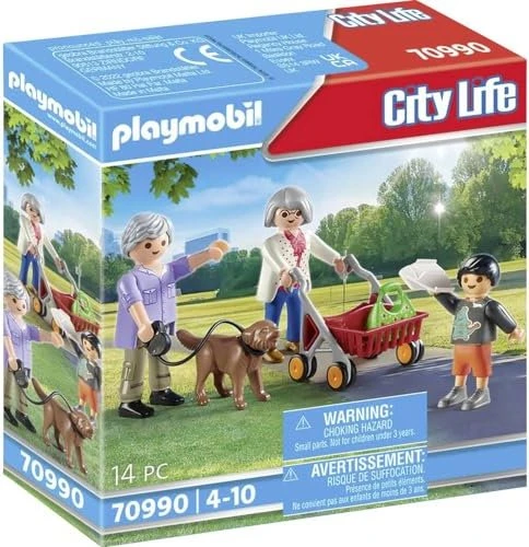 playmobil City Life Großeltern mit Enkel
