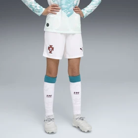 Puma FIFA WM 2026 Portugal Heimshorts puma white/green lagoon (Junior)