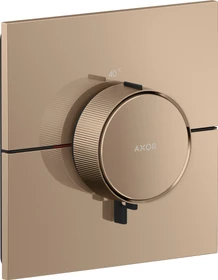 Hansgrohe Axor ShowerSelect ID eckig Thermostat polished red gold