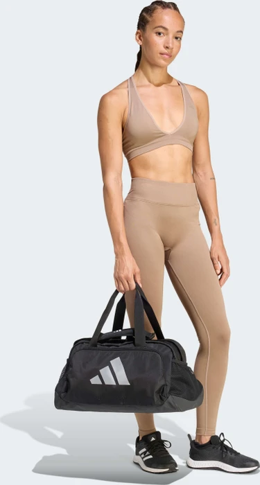 adidas Workout Essentials Knit Light Support Sport-BH chalky brown (Damen)