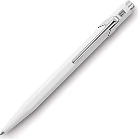 Caran d'Ache 849 Popline Kugelschreiber weiß, Metalletui