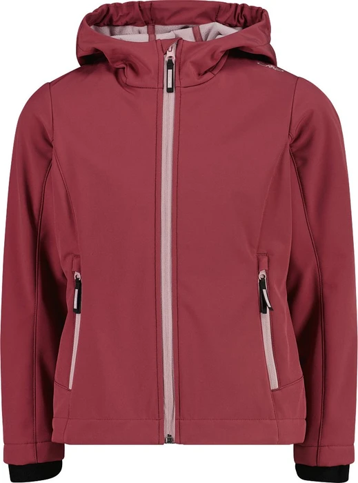 CMP Softshell Melange Fix Hood Funktionsjacke peony (Junior)