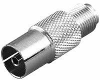 Vivanco STD BKB F-Kurzadapter F-Buchse/Koaxkupplung