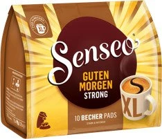 Douwe Egberts Senseo Guten Morgen XL Strong Kaffeepads, 30 Stück (3x 10 Stück)