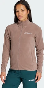 adidas Terrex Multi Essentials Fleece Jacke trace brown (Damen)
