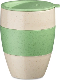 koziol Aroma To Go 2.0 Isolier-Speisegefäß 400ml nature desert sand/nature leaf green