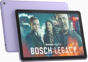 Amazon Fire HD 10 KFTUWI 2023, ohne Werbung, Flieder, 64GB, UK, mit Bluetooth Tastatur