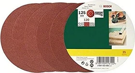 Bosch DIY Schleifblatt K120, 125mm, 25 Stück