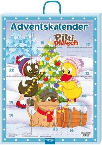 Trötsch Verlag Pittiplatsch mit 24 Beschäftigungsbüchern Adventskalender