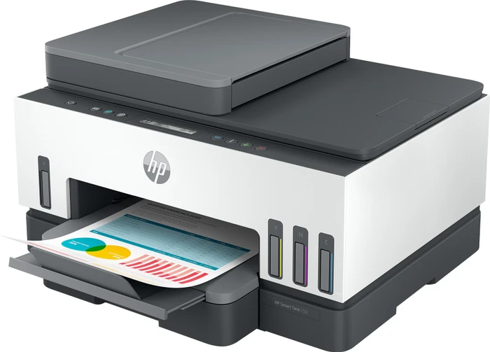 HP Smart Tank 7308 All-in-One dunkelgraue Akzente, Tinte, mehrfarbig