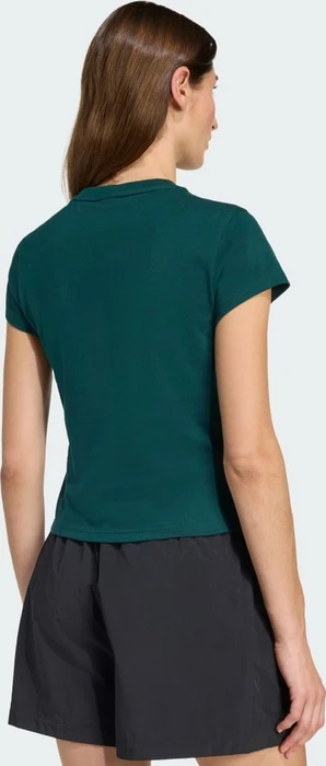 adidas Essentials Slim T-Shirt kurzarm aurora ivy (Damen)