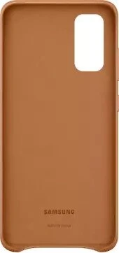 Samsung Leather Cover für Galaxy S20 braun