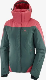 Salomon Icerocket Skijacke green gables/garnet rose (Damen)