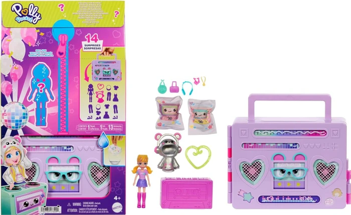 Mattel Polly Pocket - Diskoparty Fashion Reveal