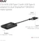 Club 3D USB-C 2x Displayport Videosplitter, USB-C 3.0 [Stecker] Vorschaubild