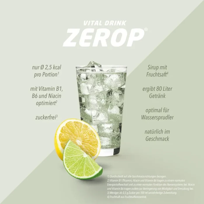 Best Body Nutrition Vital Drink Zerop Zitrone Limette 500ml