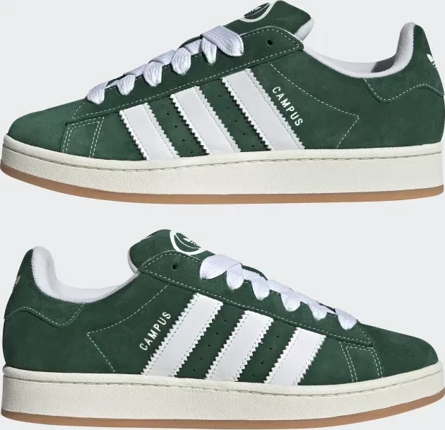 adidas Campus 00s dark green/cloud white/off white