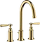 Hansgrohe Axor Montreux 3-Loch Waschtischarmatur 180 mit Hebelgriffen und Zugstangen-Ablaufgarnitur polished goldoptik Vorschaubild