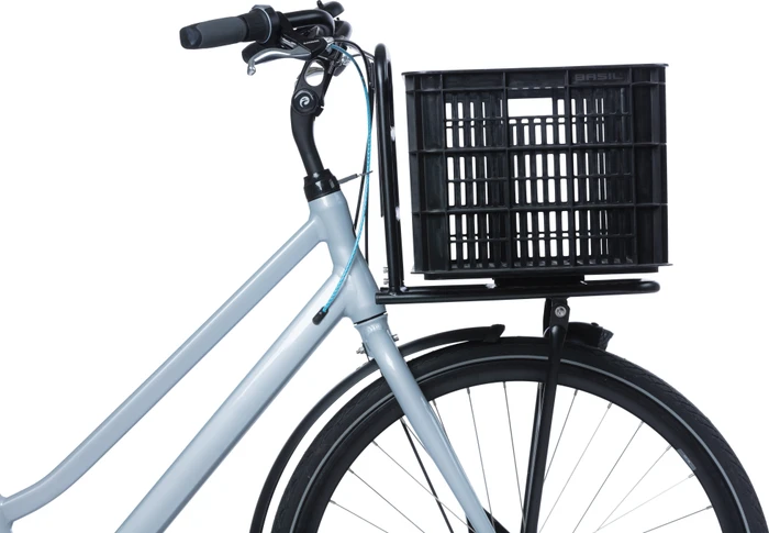 Basil Crate L Fahrradkorb schwarz
