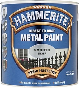 Hammerite Metallschutz-Lack außen glänzend silber, 2.5l