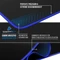 Titanwolf Symbol Blue XXL Speed Gaming-Mauspad, schwarz/blau Vorschaubild