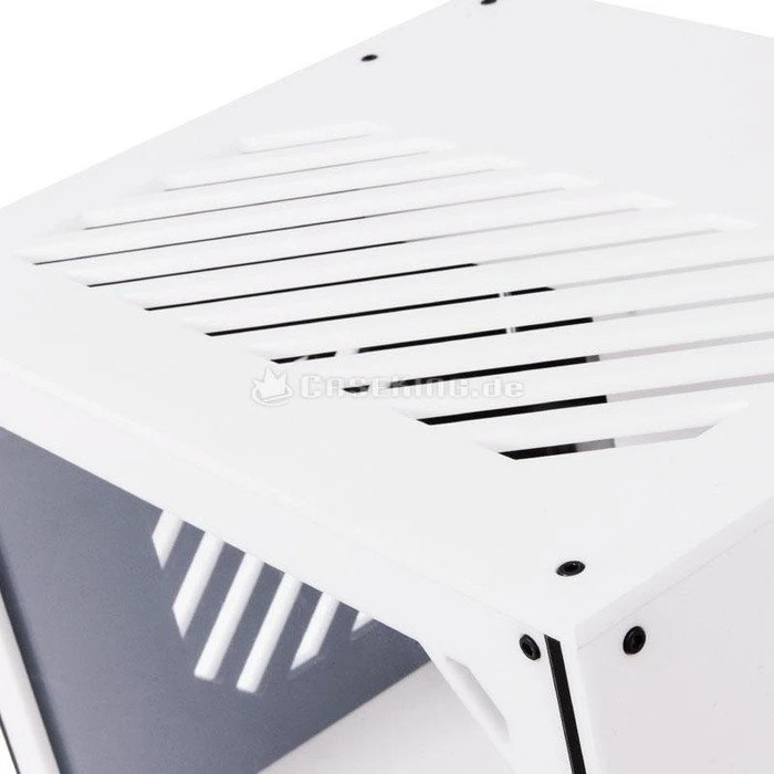 Parvum Systems X1.0 weiß/schwarz, Acrylfenster, Mini-ITX
