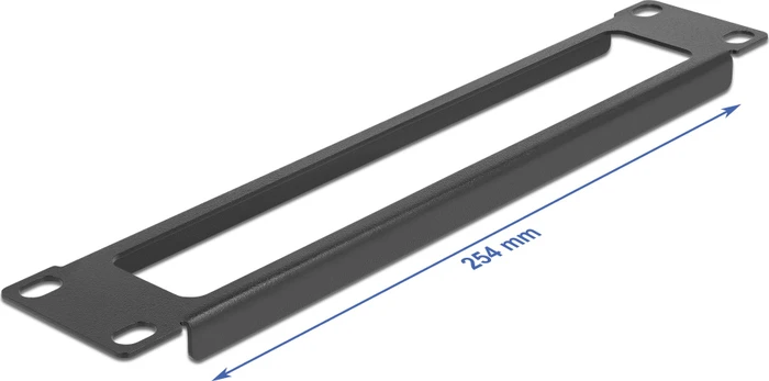 DeLOCK 10" Panel, mit Öffnung, schwarz, 1HE
