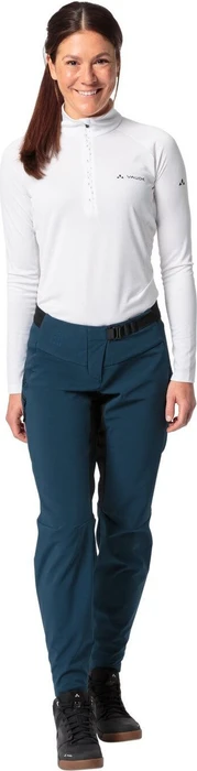 Vaude All Year Moab Softshell Fahrradhose lang dark sea (Damen)