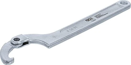BGS technic DIN 1810 Form A Gelenk Hakenschlüssel mit Nase 50-80mm