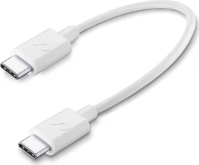 Cellularline Power Cable USB-C to USB-C 0.15m weiß