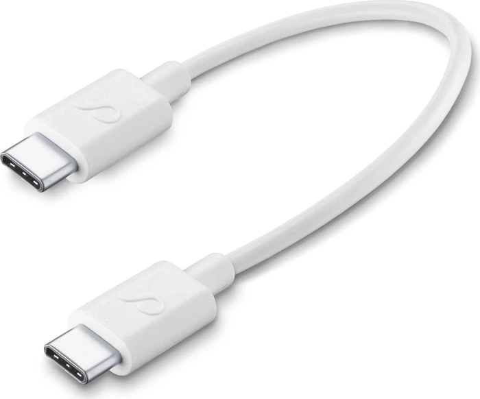 Cellularline Power Cable USB-C to USB-C 0.15m weiß