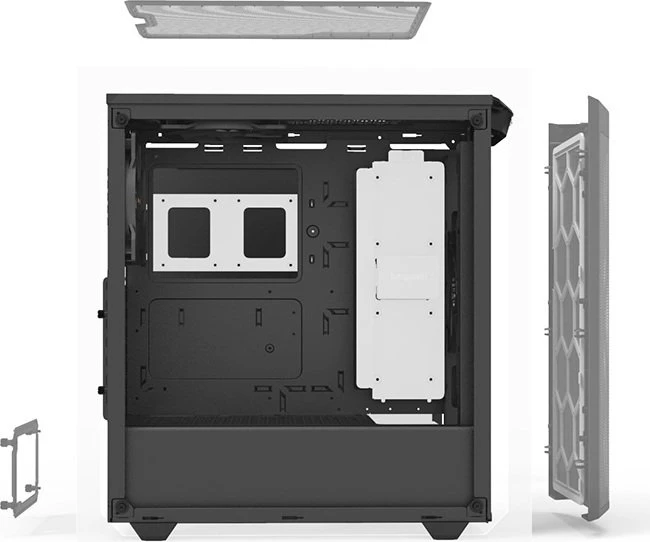 be quiet! Pure Base 500DX, schwarz, Glasfenster