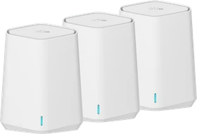 Netgear Orbi Pro Wi-Fi 6 Mini SXK30B3, AX1800, Router und 2x Repeater Set, 3er-Bundle