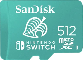 SanDisk Nintendo Switch R100/W90 512GB, UHS-I U3, Class 10