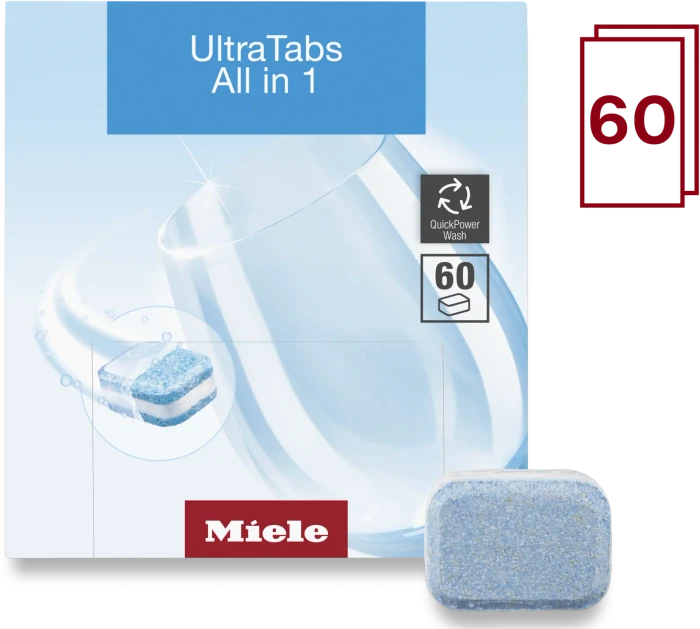 Miele GS CL 0607 T UltraTabs All in 1 Geschirrspültabs, 60 Stück